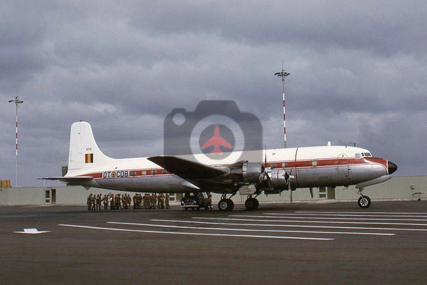 KY2(OT-CDB) Douglas DC-6, Belgian AF, 1973