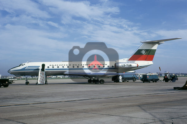 LZ-TUB Tupolev Tu-134, Balkan Airlines, Heathrow, 1968