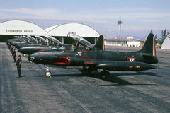 Line-up Lockheed T-33As, Mexican AF, Ixtepec 2000