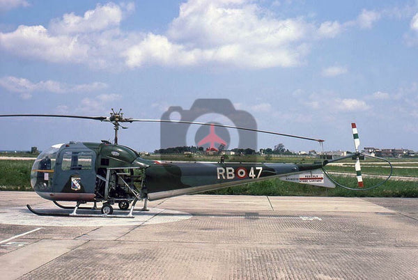 MM80212(RB47) Agusta-Bell 47J, Italian AF, 1978
