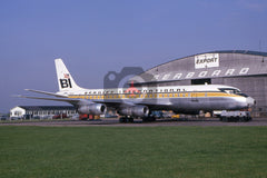 N1509U Douglas DC-8-55F, Braniff International Airways, Heathrow