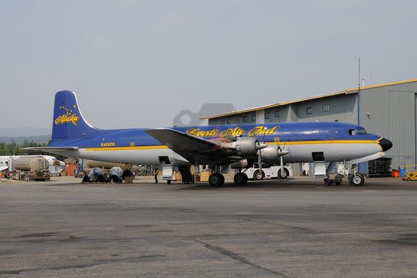 N451CE Douglas DC-6, Everts Air Fuel, Fairbanks 2007