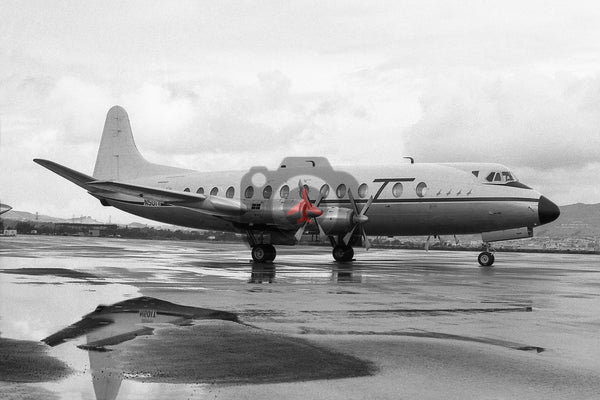 N501T Vickers Viscount 812, Tenneco, San Francisco 1968