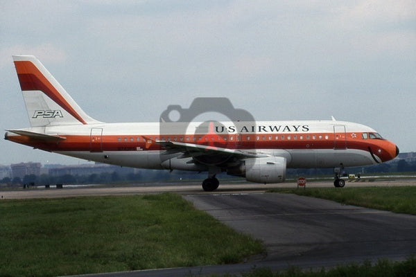 N742PS Airbus A320-112 , US Airways, PSA retro colour scheme, 2007