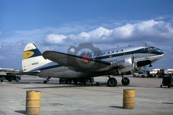 N9891Z Curtiss C-46, Lufthansa, Heathrow