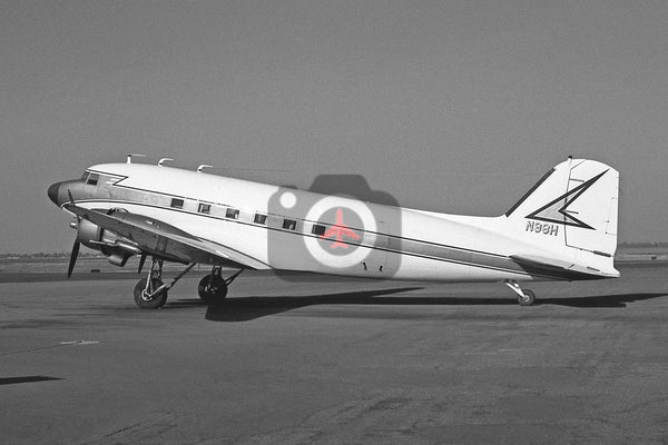 N98H Douglas DC-3, Stockton 1972