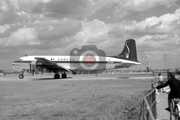 OO-SDE Douglas DC-6, Sabena, Heathrow
