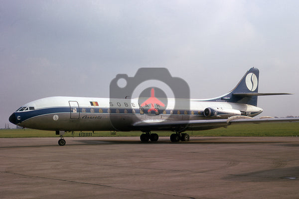 OO-SRC Sud Aviation SE-210 Caravelle VI-N, Sobelair, Manchester, 1975