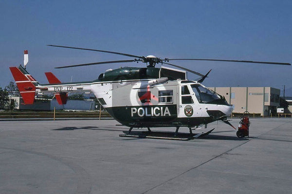 PNP-122 Bolkow Bk-117, Peruvian Police, Lima, 2003