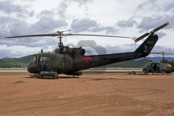 66-632 Bell UH-1C, US Army(129 Assault Helicopter Co), Phu Cat 1981