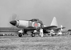 VW870 Westland Wyvern S.4, RAF, Farnborough 1953