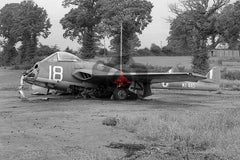 WA445(18) De Havilland Vampire FB.5, RAF(3 CAACU), Exeter 1960