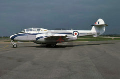 WA662 Gloster Meteor T7, RAF(RAE), 1979