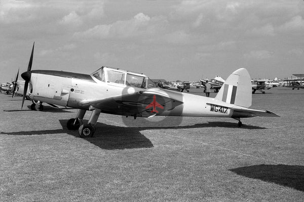 WG417 De Havilland Canada DHC-1 Chipmunk T.10, RAF, Sywell 1962