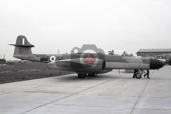WS741 Gloster Meteor NF11, RAF(85 Sqn), Alconbury 1958