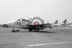 WZ584(74) Vickers Vampire T.11, RAF, Woodvale 1960