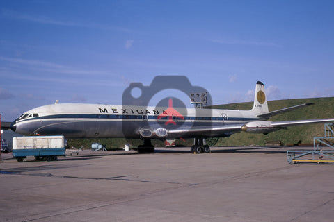 XA-NAB De Havilland DH 106 Comet 4, Mexicana, London Heathrow, 1970
