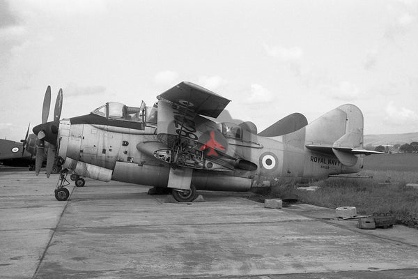XA528 Fairey Gannet T.2, Royal Navy, Abbotsinch 1962
