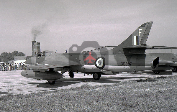 XE597 Hawker  Hunter FGA.9, RAF, Biggin Hill 1970