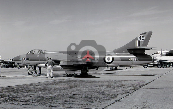 XF516(49) Hawker Hunter F.6A, RAF, Lakenheath 1965