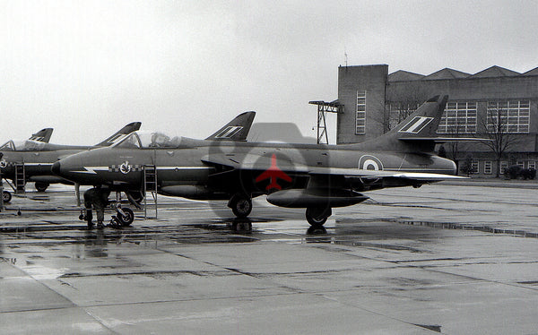 XF521(X) Hawker Hunter F56A. RAF(92 Sqn), Leconfield 1962