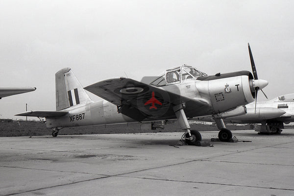 XF887(P-T) Percival Provost T.1, RAF(6FTS), Alconbury 1958