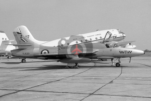 XL620(Z) Hawker Hunter T.7, RAF, Waterbeach 1961