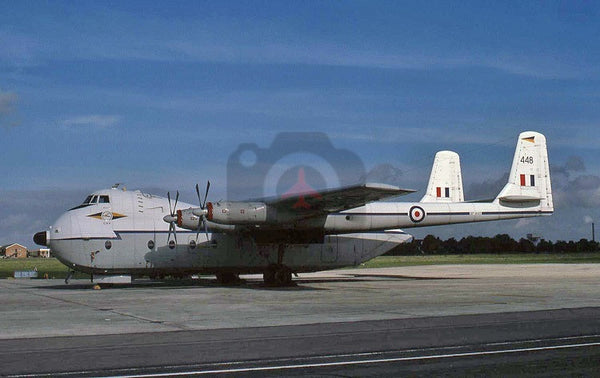 XP448 Armstrong Whitworth AW660 Argosy E1, RAF(115Sqn), 1977
