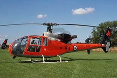 XW884(CU41) Westland Gazelle HT2, Royal Navy(Sharks), 1977